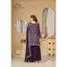 Picture of Georgette Dim Gray Straight Cut Salwar Kameez