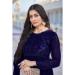 Picture of Georgette Midnight Blue Anarkali Salwar Kameez