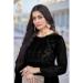 Picture of Delightful Georgette Black Anarkali Salwar Kameez