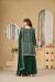 Picture of Georgette Sea Green Straight Cut Salwar Kameez