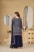 Picture of Exquisite Georgette Indigo Straight Cut Salwar Kameez