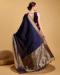 Picture of Grand Silk Midnight Blue Saree