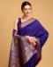 Picture of Sublime Silk Dark Slate Blue Saree