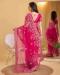 Picture of Grand Net Hot Pink Saree