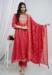 Picture of Rayon & Cotton Crimson Readymade Salwar Kameez