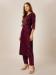 Picture of Pleasing Rayon Purple Kurtis & Tunic