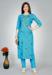 Picture of Sublime Rayon Sky Blue Kurtis & Tunic