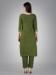 Picture of Cotton Dark Olive Green Readymade Salwar Kameez