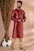 Picture of Pleasing Silk Indian Red Kurtas