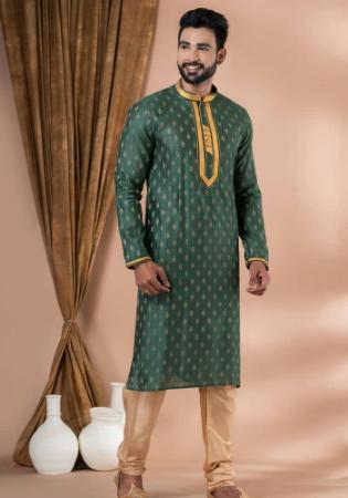 Picture of Charming Silk Sea Green Kurtas