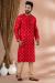 Picture of Shapely Silk Dark Red Kurtas