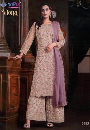 Picture of Good Looking Net Rosy Brown Straight Cut Salwar Kameez