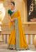 Picture of Splendid Georgette Dark Golden Rod Saree