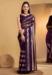 Picture of Stunning Georgette Brown Saree