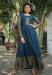 Picture of Elegant Chiffon Dark Slate Grey Readymade Gown