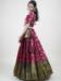 Picture of Lovely Silk Maroon Lehenga Choli