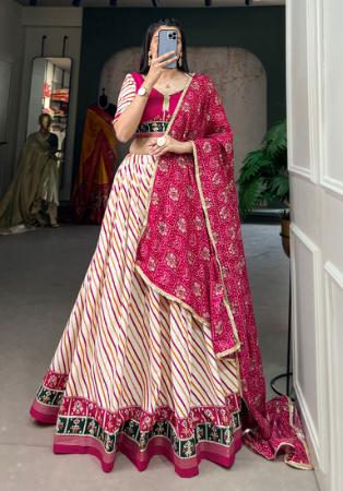 Picture of Amazing Cotton Beige Readymade Lehenga Choli