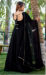 Picture of Exquisite Georgette & Silk Black Readymade Gown