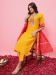 Picture of Magnificent Cotton Orange Readymade Salwar Kameez