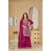 Picture of Resplendent Chiffon Crimson Straight Cut Salwar Kameez