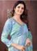 Picture of Rayon Light Steel Blue Readymade Salwar Kameez