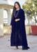 Picture of Georgette Midnight Blue Anarkali Salwar Kameez