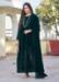 Picture of Splendid Georgette Dark Green Anarkali Salwar Kameez