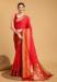 Picture of Beautiful Silk Crimson Saree