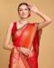 Picture of Beautiful Silk Crimson Saree