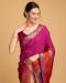 Picture of Lovely Silk Plum Saree