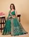 Picture of Pleasing Silk Teal Saree