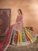 Picture of Chiffon Indian Red Straight Cut Salwar Kameez