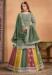 Picture of Delightful Chiffon Sea Green Straight Cut Salwar Kameez