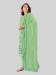 Picture of Silk Dark Sea Green Straight Cut Salwar Kameez