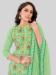 Picture of Silk Dark Sea Green Straight Cut Salwar Kameez