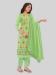 Picture of Admirable Silk Dark Khaki Straight Cut Salwar Kameez