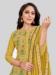 Picture of Grand Silk Golden Rod Straight Cut Salwar Kameez