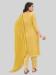 Picture of Grand Silk Golden Rod Straight Cut Salwar Kameez