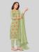 Picture of Superb Silk Dark Khaki Straight Cut Salwar Kameez