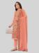 Picture of Sightly Silk Dark Salmon Straight Cut Salwar Kameez