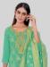 Picture of Medium Aqua Marine Straight Cut Salwar Kameez