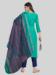 Picture of Beauteous Silk Dark Cyan Straight Cut Salwar Kameez