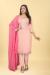 Picture of Sightly Silk Peach Puff Straight Cut Salwar Kameez