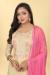 Picture of Silk Pale Golden Rod Straight Cut Salwar Kameez