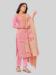 Picture of Resplendent Silk Dark Salmon Straight Cut Salwar Kameez