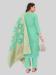 Picture of Medium Aqua Marine Straight Cut Salwar Kameez