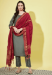 Picture of Amazing Cotton & Silk Grey Readymade Salwar Kameez