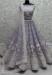 Picture of Elegant Net Slate Grey Lehenga Choli