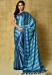 Picture of Exquisite Satin Slate Blue Saree