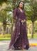 Picture of Graceful Georgette Dim Gray Readymade Gown